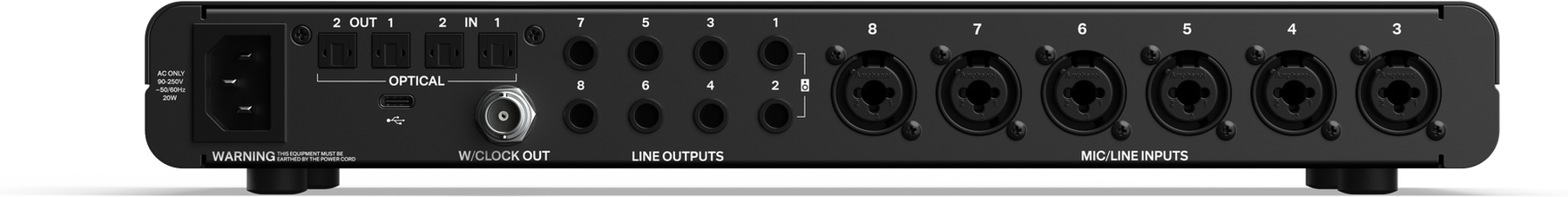 EVO 16 rear panel