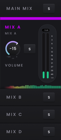 Horizon 16 Monitor Controller & Independent Mixes, Building an Independent Mix