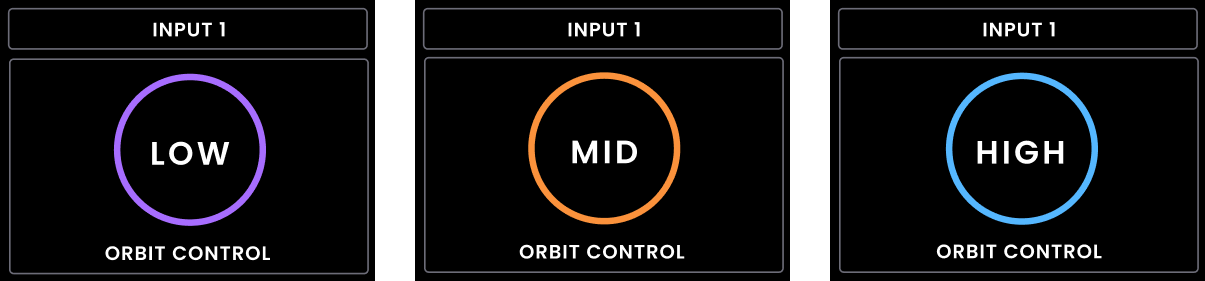 Horizon 8P – Frontseite & Motion UI, ORBIT Variable Impedance Control