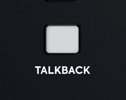Talkback-Mikrofonkonfiguration mit iD44