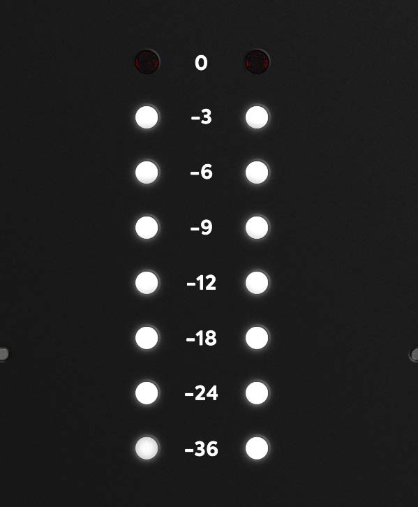 Escala LED del medidor de hardware de iD14 MKII