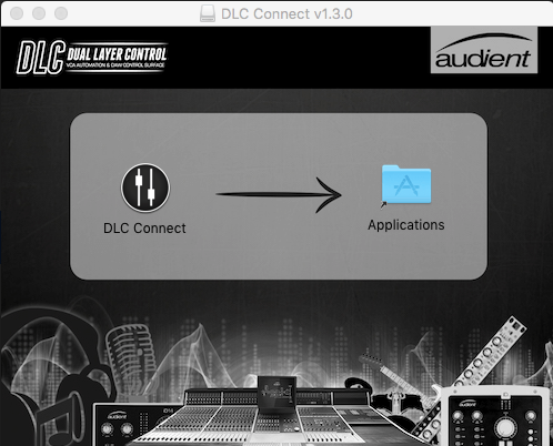 Aplicación DLC Connect en macOS