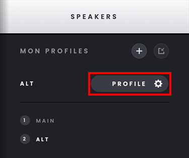 Horizon 16 Monitor Profiles & Speaker Layouts