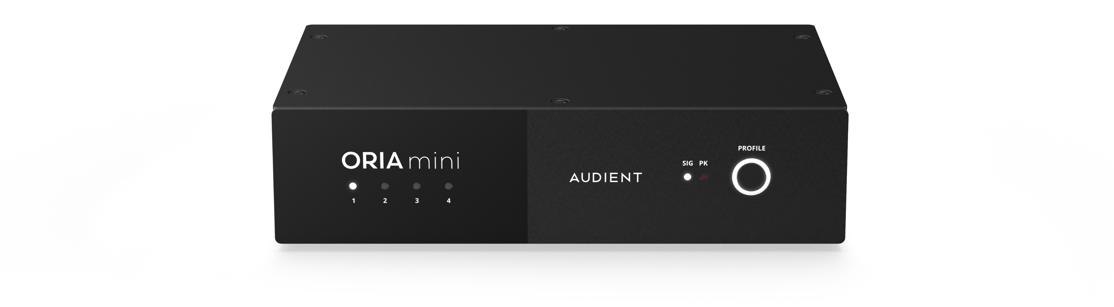 ORIA Mini, vue du produit de face et de dessus