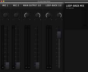 Mixeur de bouclage de l’iD4 MKII