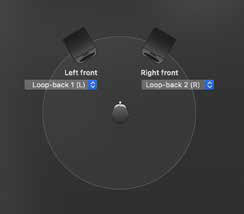 Configuration des haut-parleurs macOS pour les sorties de bouclage de l’iD4