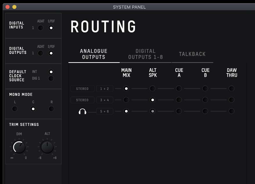Routing Matrix