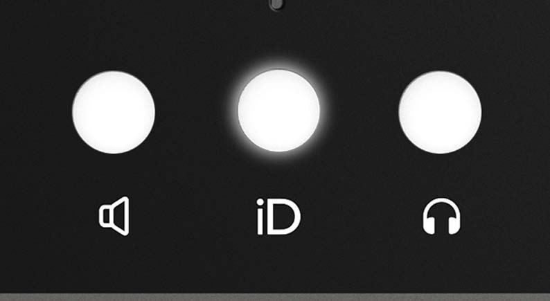 iD14 MKII सिलेक्टेड आउटपुट बटन