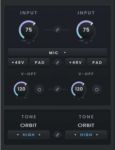 Horizon 8P – Organizzazione del Mixer, Lavorare con sorgenti stereo
