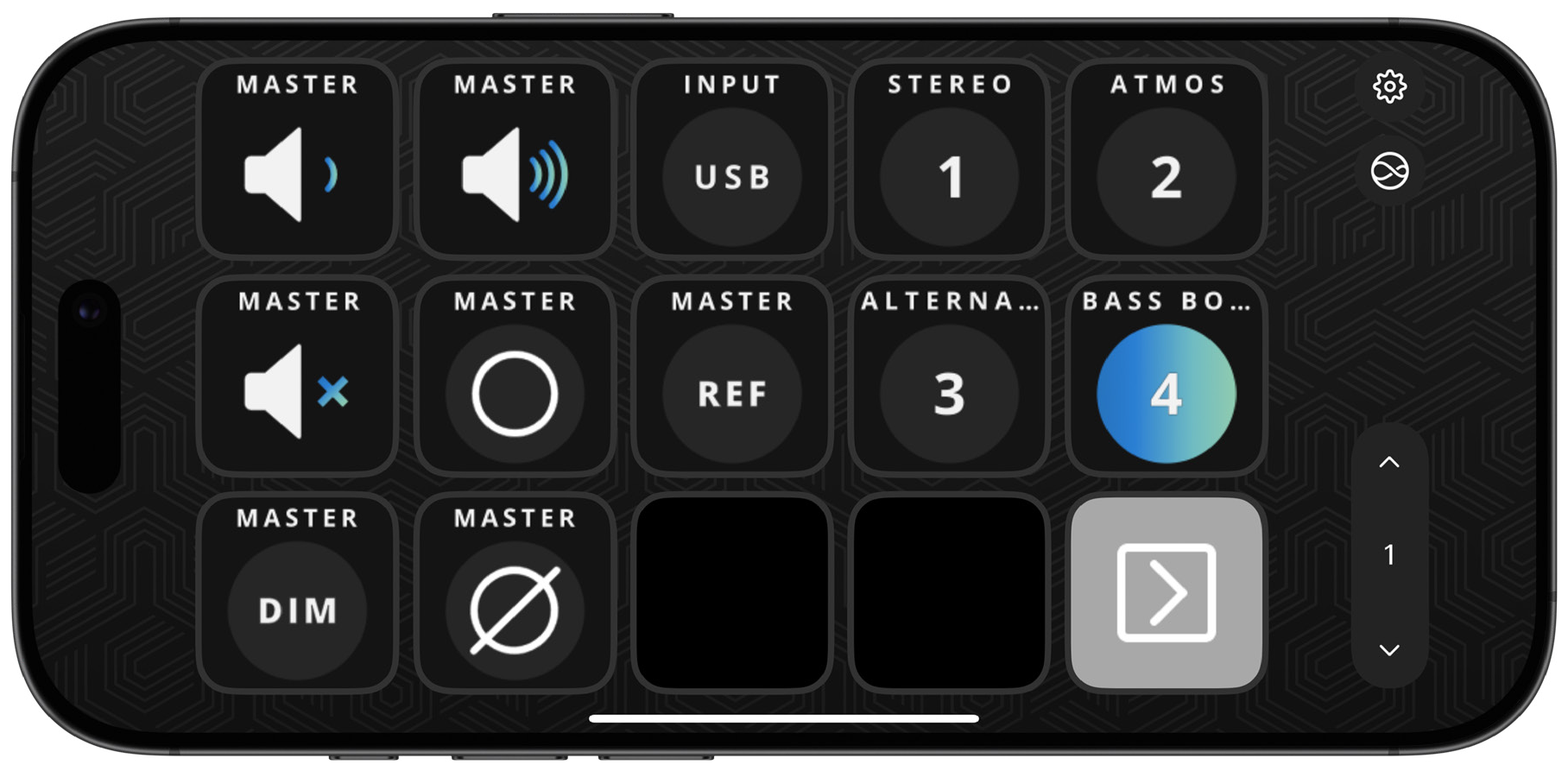 Controlli ORIA in Stream Deck Mobile