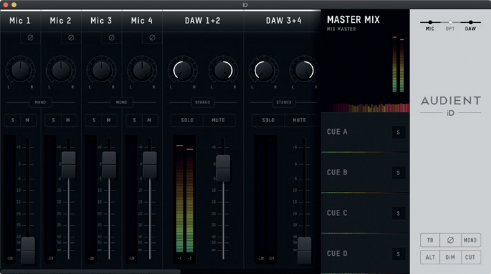 Applicazione mixer iD