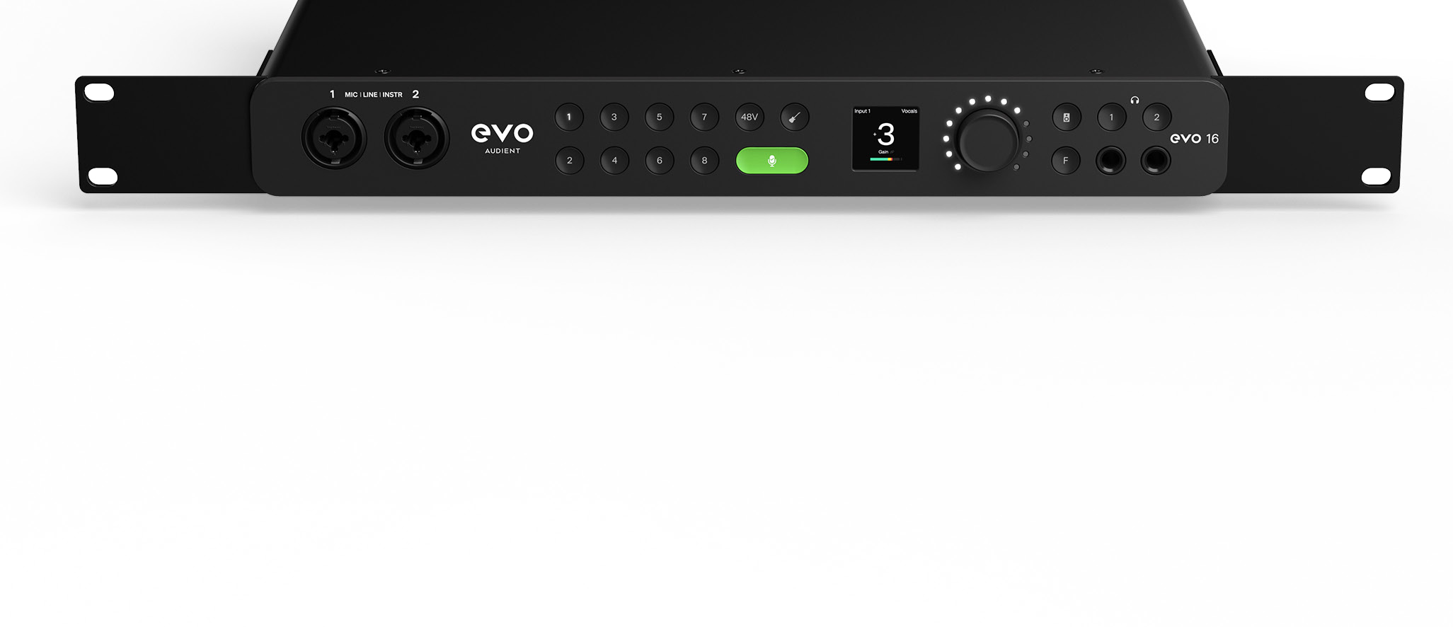 EVO SP8 con staffe rack installate