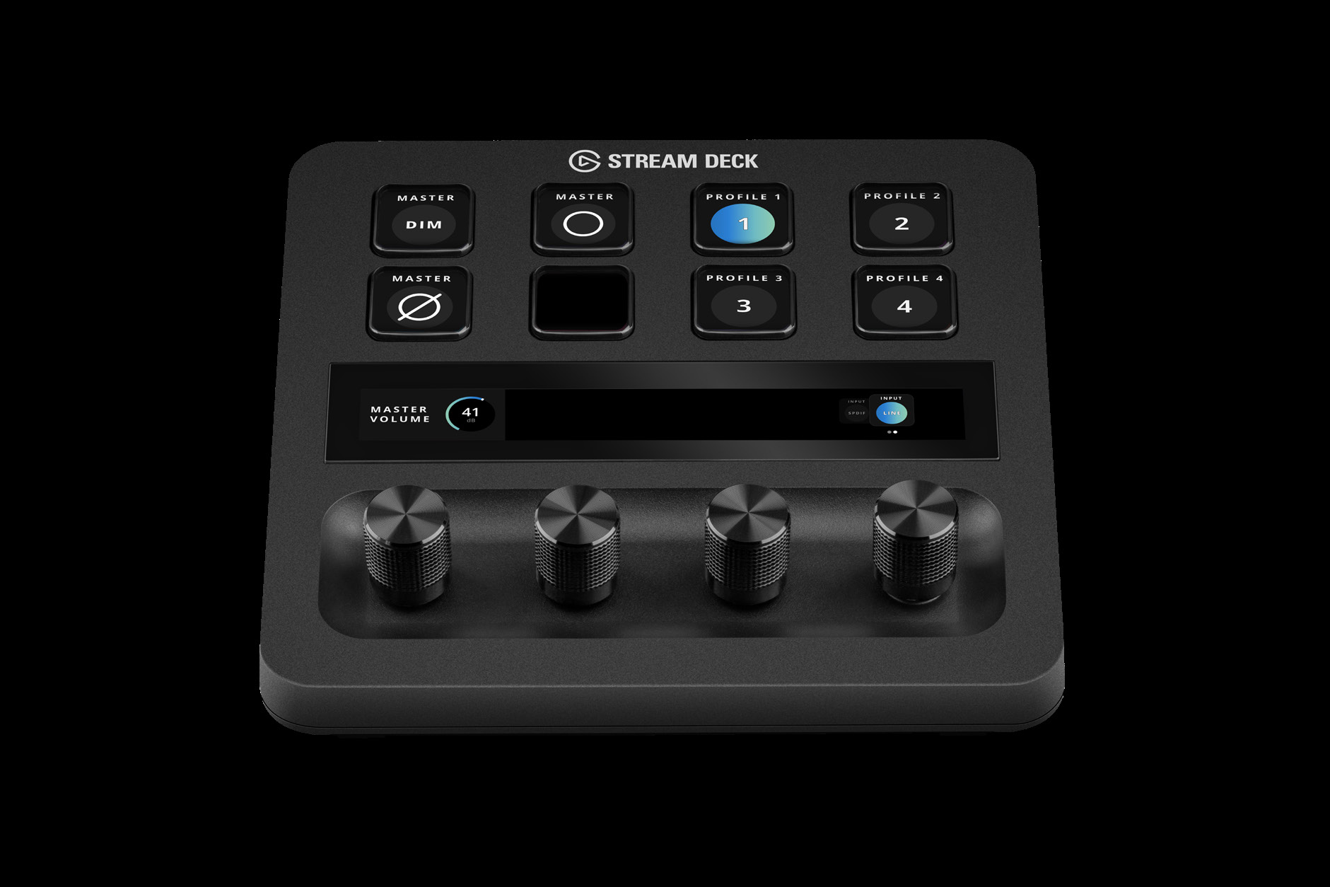 Dispositivi Elgato Stream Deck che mostrano i controlli ORIA
