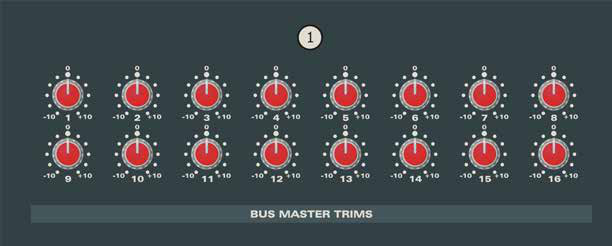 ASP4816 Classic Bus Master Trim controls