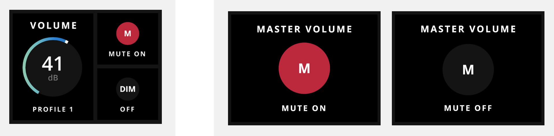 Adjusting and muting ORIA’s main speaker outputs