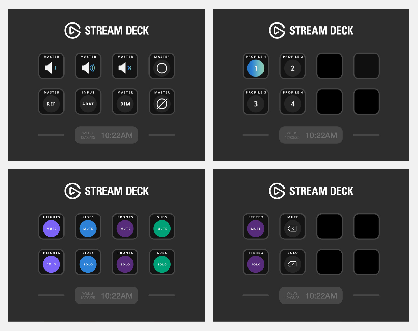 Stream Deck Neo의 ORIA 컨트롤