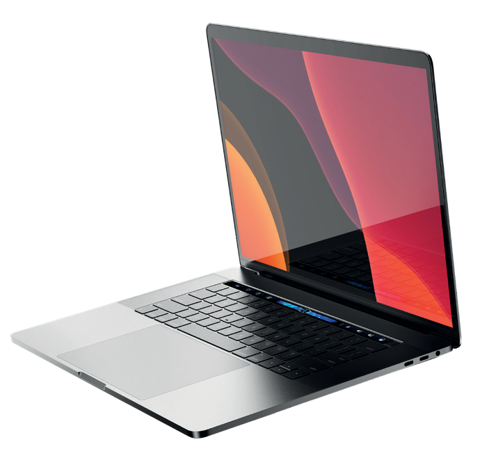 USB-C로 iD44에 연결된 Mac