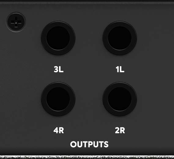 후면 스피커 출력