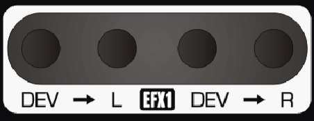 Patchbay do ASP8024-HE com pontos Stereo EFX