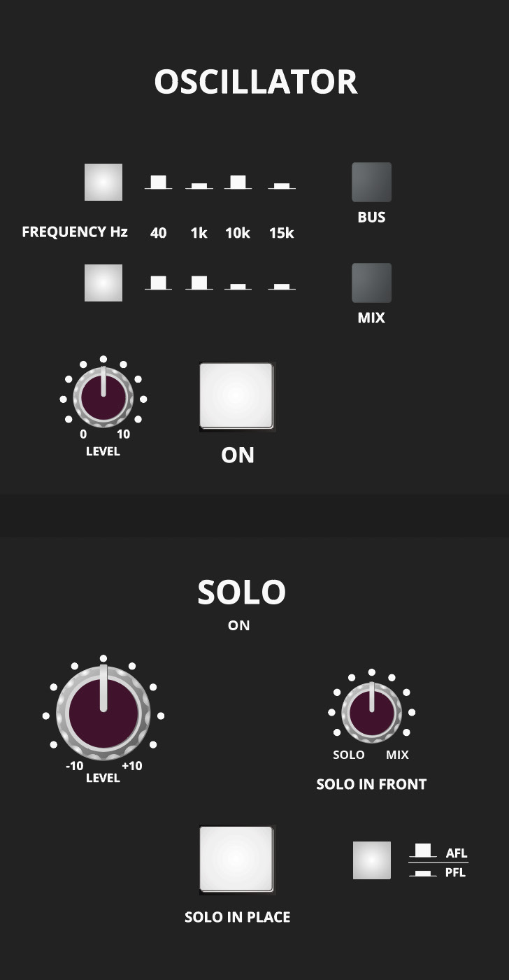 ASP4816-HE Oscillator 和 Master Solo 控制