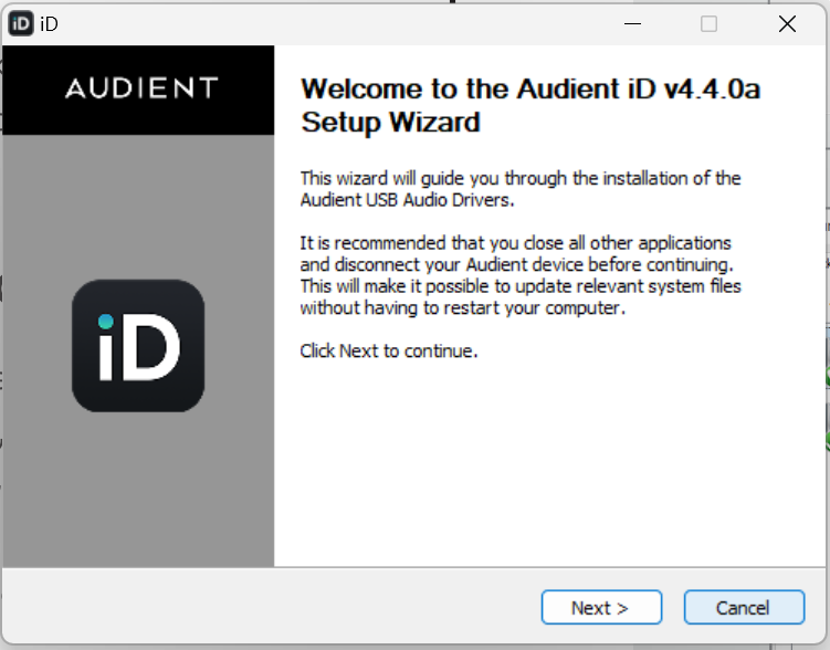 Windows iD Mixer 安装程序